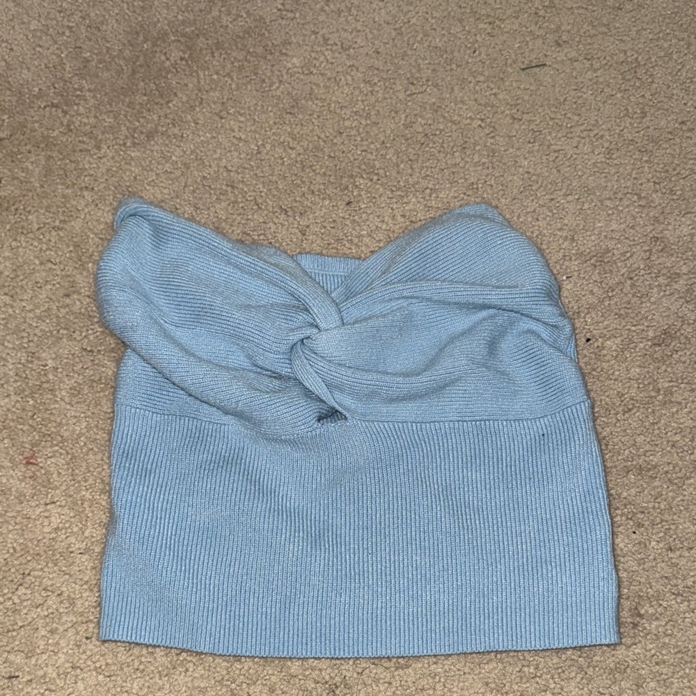 Women's Blue Tube Top